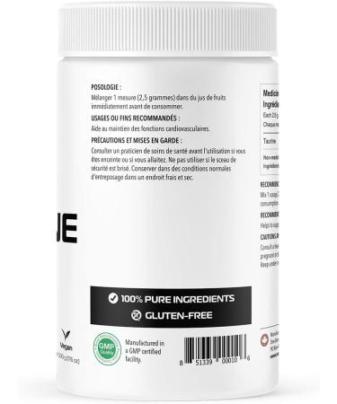One Brand Nutrition 100% Pure Taurine Powder (200 Servings) Vegan - Buy Online on GoSupps.com