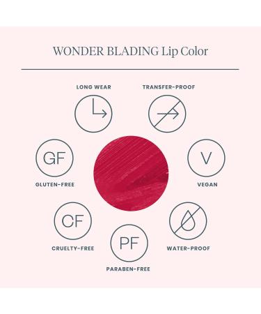 Wonderskin Wonder Blading Peel and Reveal Lip Stain Kit - First Kiss Pink | Transfer-Proof, Long-Lasting, Peel Off Lip Tint - Buy Online on GoSupps.com