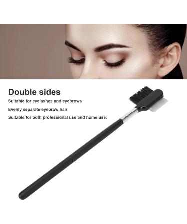 Verdant Touch Stainless Steel Brow Lash Brush Stainless Steel Eyelash Separator Brow Comb 2-in-1 Mascara Grooming Tool - Buy Online on GoSupps.com