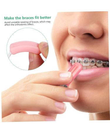 Gogogmee 6pcs Silicone Aligner Chewies Handles for Jaw Exercising Portable Sensory Chew Sticks Original Strawberry and Mint Flavors for Braces and Aligner Training - Buy Online on GoSupps.com