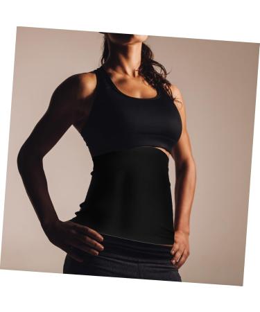 FRCOLOR Adjustable Waist Support Belt for Men & Women - Lumbar Stabilizer & Warmer - Black Lower Back Sleeve & Tableware Sucker - 27x27x0.5CM - Buy Online on GoSupps.com