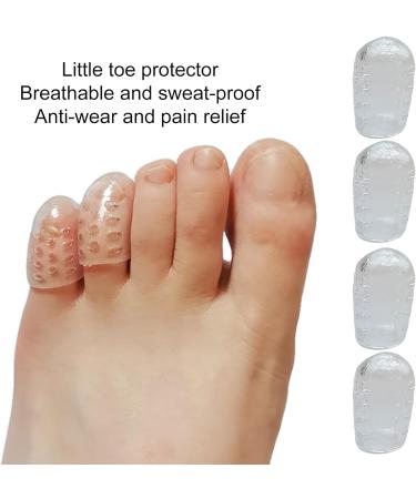 YOXIER Silicone Toe Protector - Breathable Gel Toe Covers for Corns, Injuries, and Wound Protection - Waterproof Transparent Toe Sleeves - Buy Online on GoSupps.com