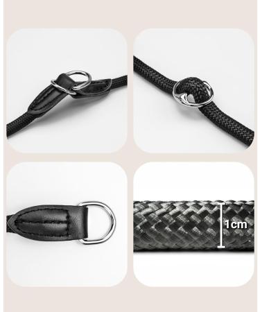 Buy Lionto Dog Collar - Black Retriever Training Collar (60 cm 1 cm Thick) | Durable & Comfortable - Buy Online on GoSupps.com