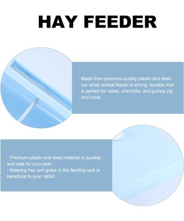 TEHAUX Rabbit Hay Pet Feeding Rack Large Capacity Hay Storage Holder Cage Tool for Rabbit Chinchilla Guinea Pig or Other Small Animals Rabbit Feeder - Buy Online on GoSupps.com