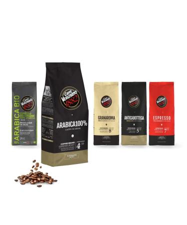 Caff Vergnano 1882 100% Arabica Coffee Beans - 250g Pack | Premium Italian Coffee for International Shipping - Buy Online on GoSupps.com
