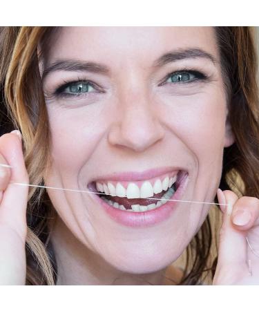 Wellsamed Wellsagreen Organic Dental Floss 50m - Eco-Friendly Corn Starch with Mint Flavor for Healthy Teeth - Buy Online on GoSupps.com