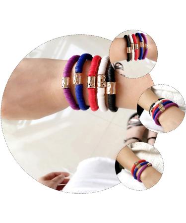 VALICLUD 3pcs Clay Bracelet Beaded Bracelet Bead Bracelet Rainbow Stretch Bracelet Wrist Ornament Polymer Bangles Elastic Polymer Handmade Pottery Miss Polymer Clay Popularity Bracelets 18X0.6cm Red - Buy Online on GoSupps.com