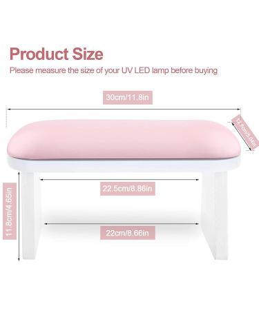 Kalolary Professional Leather Nail Arm Rest for Manicures - Pink - Buy Online on GoSupps.com
