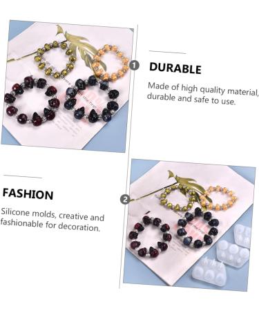 Abaodam 9 Pcs skull mold stencils for crafts silicone mold skull beads Bracelet Mould cake mold gentleman - Buy Online on GoSupps.com