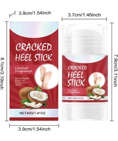  Jingmiger Nourishing Foot Balm | 40g Roll-On Skin Cream Stick Nourishing Cream for Cracked Feet For Men Teenagers Adults Seniors Home Dorm Travel Elbows Knees - Buy Online on GoSupps.com