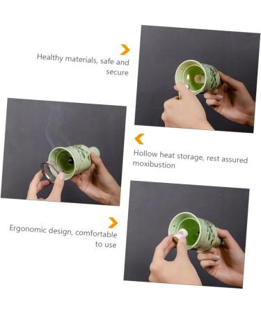 Tovinanna Moxibustion Ceramic Stand Set - Moxa Massage Device for Health & Wellness | International Shipping - Buy Online on GoSupps.com