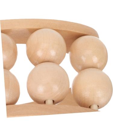 Magiclulu Acupuncture Massage Roller - Portable Wooden Massage Device for Neck Relief & Home Use - Buy Online on GoSupps.com