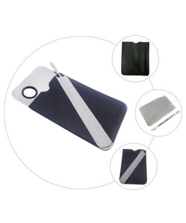 Minkissy Stainless Steel Makeup Palette Set | Beauty Salon Spatula & Mixing Tool | 15x10cm Black | Ideal for Makeup Artists - Buy Online on GoSupps.com