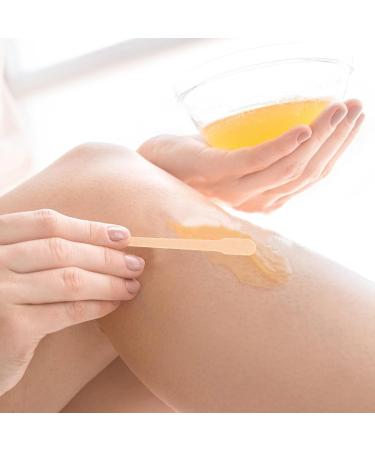 Beaupretty 100 Large Wax Sticks - Wooden Hair Removal Spatula for Smooth Skin | International Shipping - Buy Online on GoSupps.com