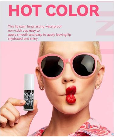 3-Piece Set: Long-Lasting Lip Stain in 3 Colors - Non-Sticky, Waterproof & Moisturizing Lip Tint Gloss - Ideal Gift for Women & Girls - Buy Online on GoSupps.com