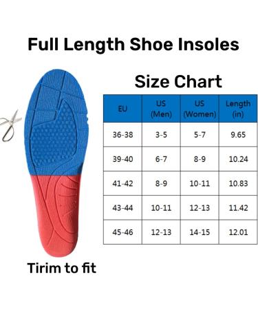 Comfort Shoe Insoles for Women - 2 Pairs Ultra Cushioned Foam Inserts with Arch Support - Breathable Sneaker Pads US 5-7 | Perfect for Running & Sports - Buy Online on GoSupps.com