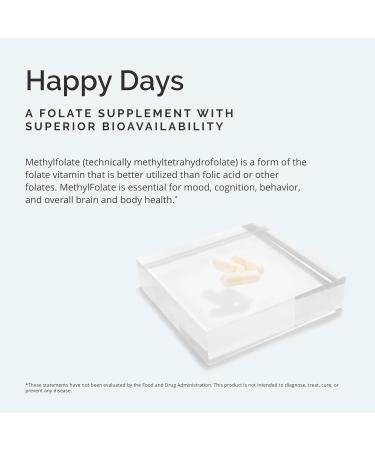 BRAINMD Dr Amen Methylfolate - 30 Capsules - Potent Mood Support - Gluten Free - 30 Servings 30 Count (Pack of 1) - Buy Online on GoSupps.com