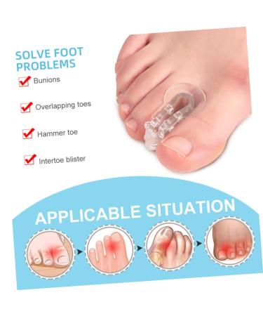 Gatuida Toe Splitting Tool - 3 Pairs Toe Straighteners & Spacers for Bunion Relief | Orthotics for Bent Toes & Nail Separation - Buy Online on GoSupps.com