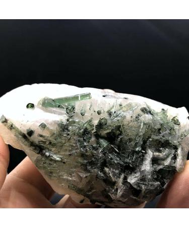 Green Tourmaline Natural Verdelite Crystal Specimen #106 JZIGTDEM - Buy Online on GoSupps.com