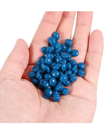 Depilatory wax beans reliable hair remover wax beans harmlessly mild practically safe comfortable arm body parts for armpit legs (chamomile 100g pack)