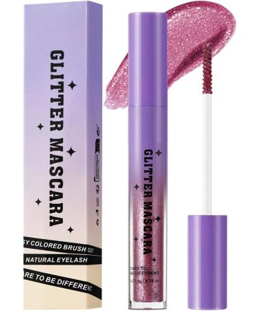  Dioeazh Glitter Mascara Shiny Party Mascara - Waterproof Lengthening Curling Long-Lasting Eyelash Makeup for Weddings Dates Travel Parties Evening Events Stage Performances Proms and More - Buy Online on GoSupps.com