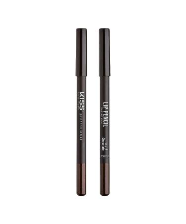 kiss new york Professional Slim Lip Pencil - Creamy Soft Lip Liner in Chocolate - Buy Online on GoSupps.com
