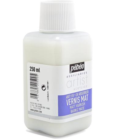 Pebeo Artist Acrylics Auxiliaries Matt Varnish 250ml - Professional Grade Finish - Buy Online on GoSupps.com