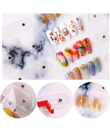 Minkissy Nail Art Showing Holder Marble Nail Art Detachable Color Card Display Board Acrylic False Tip Display Stand for Salon - Buy Online on GoSupps.com
