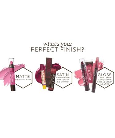 Burts Bees 100% Natural Glossy Lipstick Pink Pool - 1 Count - Buy Online on GoSupps.com