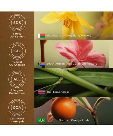 Gya Labs Stress Relief Essential Oil Blend for Diffuser & Aromatherapy - 100% Pure Natural Stress Relief Oils for Calming Diffusion Soothing & Self-Care (0.34 Fl Oz) - Buy Online on GoSupps.com