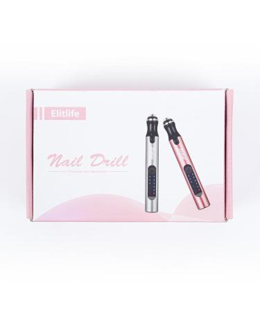 Electric Nail File & Cutter | 12 in 1 USB Manicure Pedicure Set for Gel Nails | Professional Pink Nail Care for Travel & Studio - Buy Online on GoSupps.com