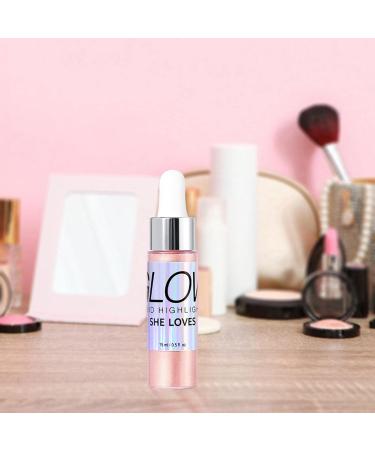 Liquid Highlighter Makeup Cheekbone Body Pink - Buy Online on GoSupps.com