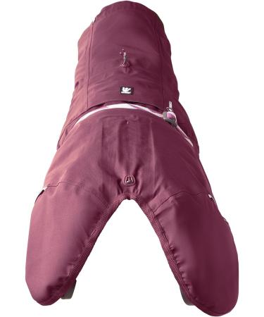 Mudventure Dog Coat - ECO Rain Jacket for Dogs (Eggplant Size 35) | Waterproof & Stylish Dog Apparel - Buy Online on GoSupps.com