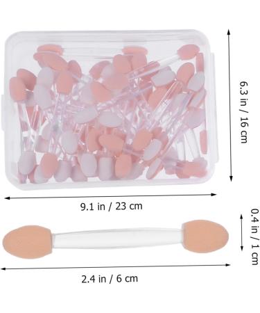 MAGICLULU 500 pcs 5 boxes Eyeshadow Dual Brush Tool Sponge Shadow Eye Cosmetic Double-ended Double-end - Buy Online on GoSupps.com