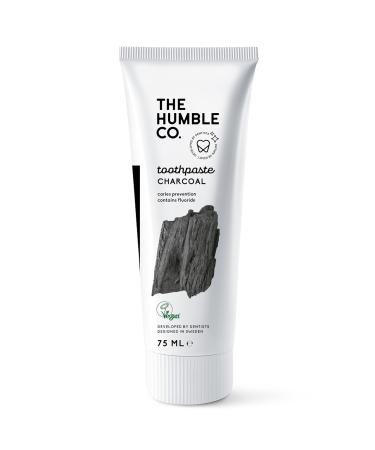 Humble Natural Toothpaste - Toothpaste - with fluoride - Charcoal - Activated carbon 3 x 75 ml - Buy Online on GoSupps.com
