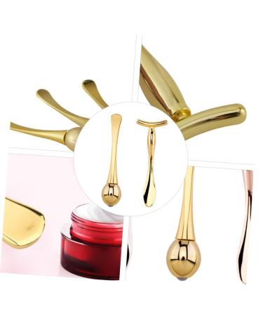 Buy 2 Sets Eye Massage Roller T-Bar & Portable Makeup Spoon | Skin Care Massage Tool for Eyes | Best Eye Cream Applicator Online - Buy Online on GoSupps.com