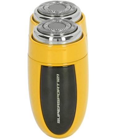 Mini Electric Beard Trimmer - IPX7 Waterproof Type C Charging Dual Use for Travel - Small Shaver in Yellow - Buy Online on GoSupps.com
