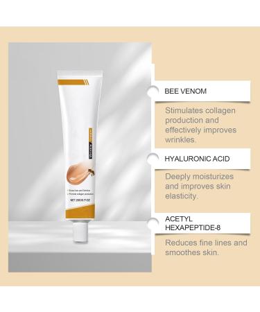 Shantou Ouhoe Bee venom antiwrinkle cream gentle hydration hydrates skin antiwrinkle facial cream for face and neck bee venom wrinkle removal cream for all skin types - Buy Online on GoSupps.com