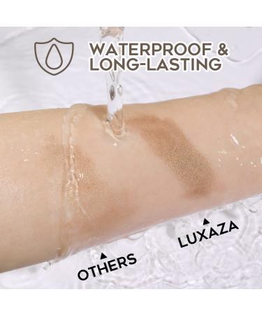 LUXAZA Smoky Gray Brown Eyeshadow Stick - Waterproof Creamy Metallic Pencil Crayon - Buy Online on GoSupps.com