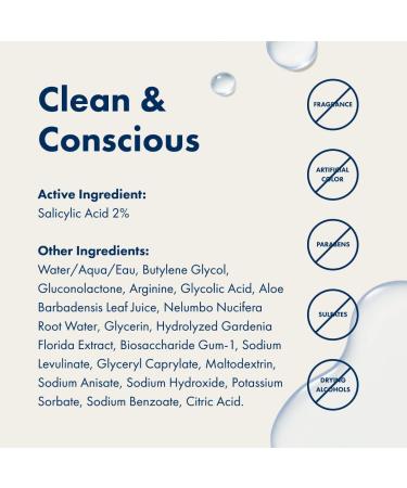 Hero Cosmetics Pore Release Blackhead Clearing Solution - Exfoliating Toner with BHA, PHA, AHA & 2% Salicylic Acid - 100ml - Buy Online on GoSupps.com