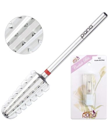PANA Nail Carbide Volcano Bit - 3X Coarse Silver - Dual Rotating Design for Left and Right Handed Use - Fast Acrylic and Hard Gel Removal - 3/32 Shank - Manicure Nail Art Drill Machine - Buy Online on GoSupps.com