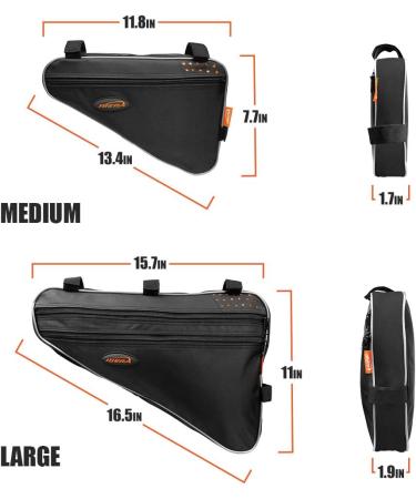 Ibera Medium Triangle Frame Bag for Bicycle | Durable and Waterproof - Buy Online on GoSupps.com