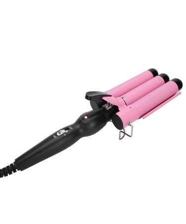3 Barrel Curling Iron Wand Temperature Adjustable Hair Waver Three Barrel Hair Curler Hair Crimper Professioanl Hair Styling Tool for Women Girl Home and Salon Use (