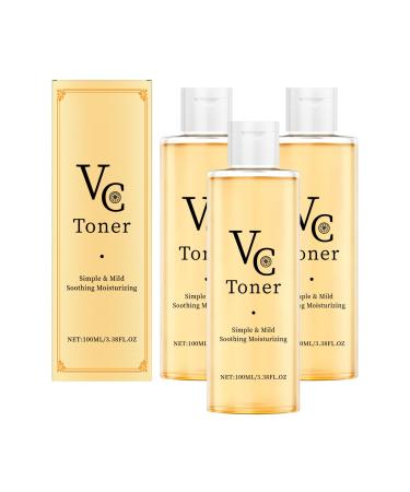 YOENBG VC Intensive Brightening Toner Vitamin C Moisturizing Toner Refreshing moisturizing facial treatment with whitening and anti-aging effect minimizes pores and soothes dryness (3)