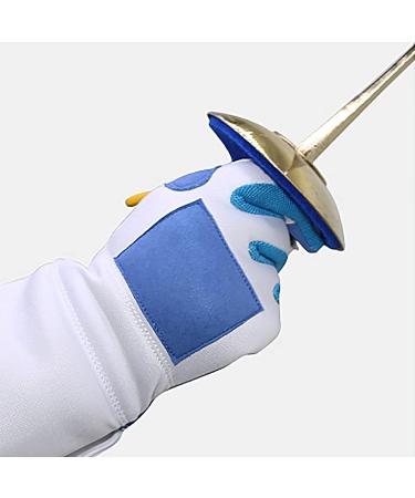 Professional Washable Leather Fencing Glove for Children and Adults - X-Small Left Medium || One Pack - Left - Ideal for Foil, Epee, and Saber with Non-Slip Particles - Adjustable Fencing Equipment - Buy Online on GoSupps.com