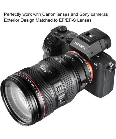 Canon EF/EF-S Lens Mount Adapter for Sony E Mount Mirrorless Cameras - Auto-Focus Lens Converter Ring - Buy Online on GoSupps.com