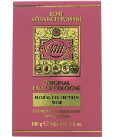 4711 Floral Collection Rose Cream Soap 100g - Buy Online on GoSupps.com