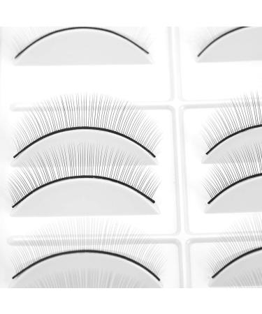 10 Pairs of Self-Adhesive False Eyelashes - Perfect for Beginners & Eyelash Extensions | High-Quality Makeup Lashes for Practice - Buy Online on GoSupps.com