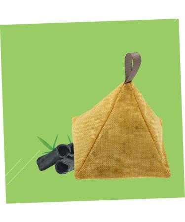 Zerodeko Bamboo Pyramid Coal Bag | Natural Linen Deodorizer for Wardrobe | Fresh Air Solution for New Homes - International Shipping Available - Buy Online on GoSupps.com