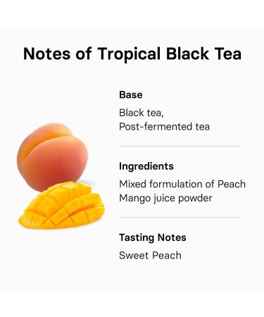 Osulloc Tropical Black Tea - Premium Mango Peach Blend 20 Tea Bags (30g) - International Shipping Available - Buy Online on GoSupps.com